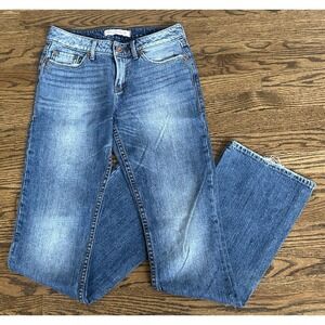 Boot Heel Trading Co Kennett Women Blue Bootcut Jeans Low Rise Size 26x32